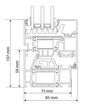 Schüco AWS 75 SI