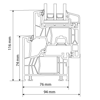 Kömmerling 76 MD