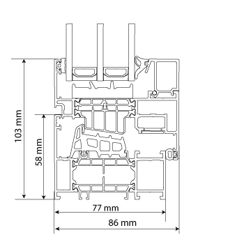 Aluprof MB 86 SI