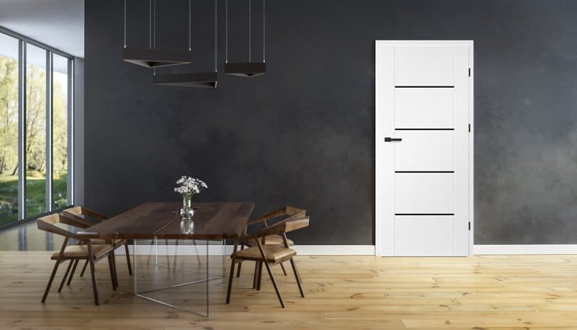 Rahmentür STILE als Innentür in modernem Wohnraum